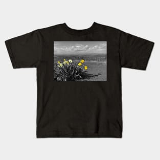 Cotswolds Panorama (monochrome) Kids T-Shirt